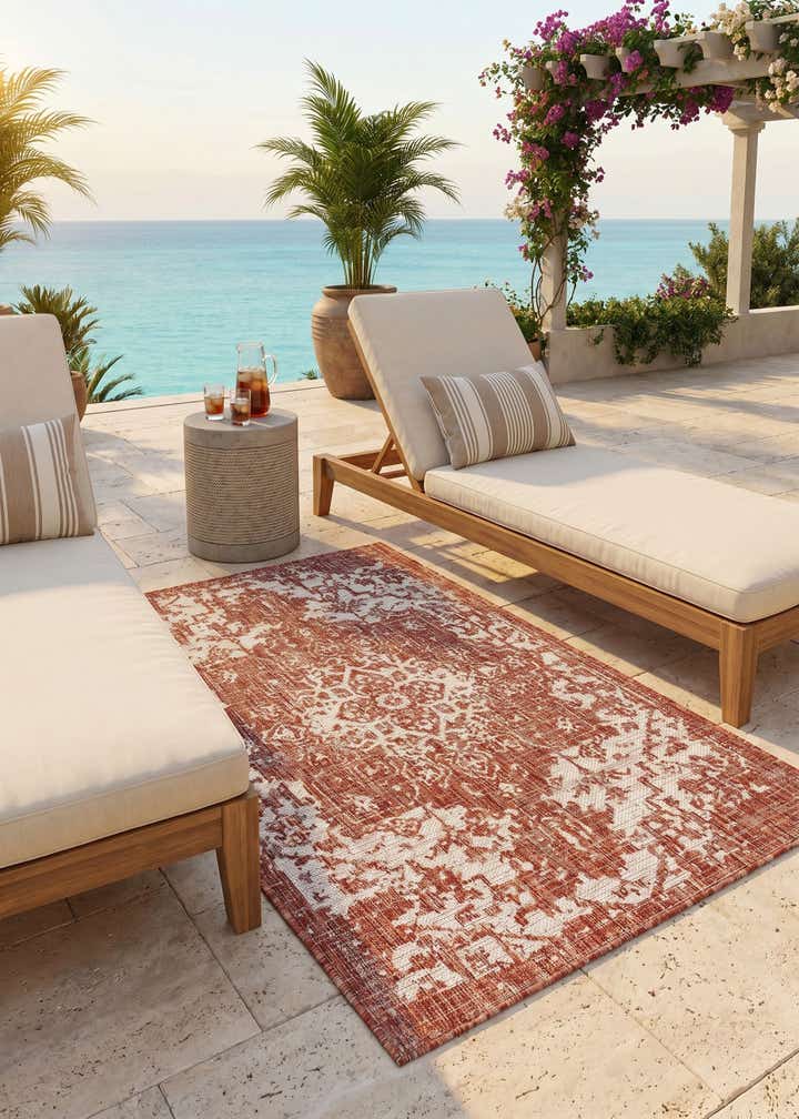 3' x 5' 3 Easy-Clean Jill Zarin Dubai Indoor / Outdoor Rug