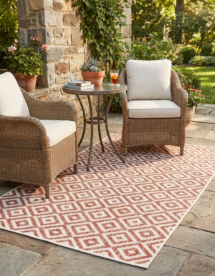 Detail image of 3' x 5' 3 Easy-Clean Jill Zarin Costa Rica Indoor / Outdoor Rug