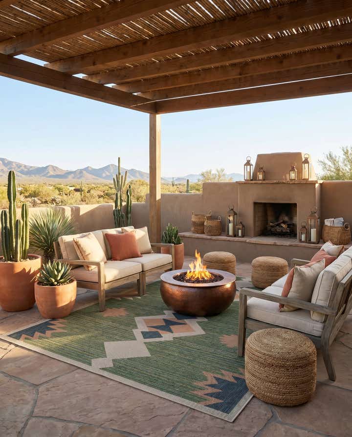 240cm x 335cm Easy-Clean Baja Indoor / Outdoor Rug