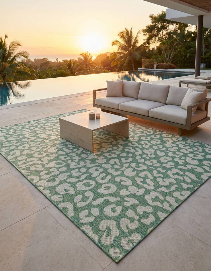 Detail image of 6' x 9' Easy-Clean Safari Indoor / Outdoor Rug