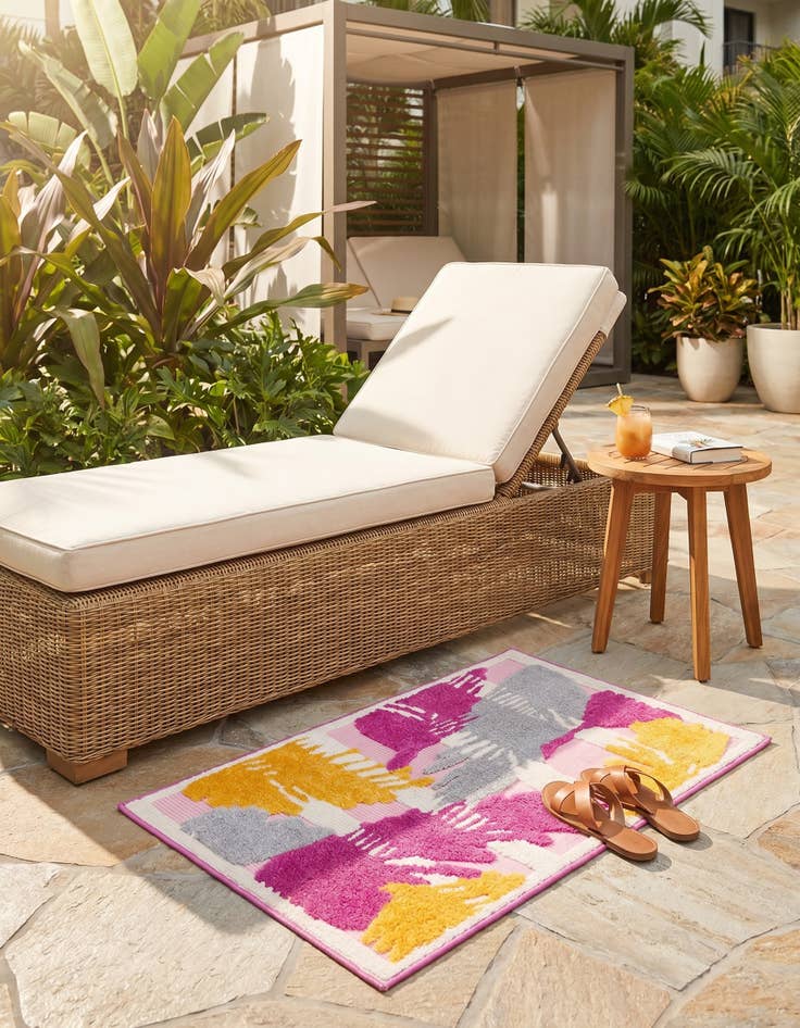 Detail image of 2' x 3' Easy-Clean Aruba Indoor / Outdoor Rug