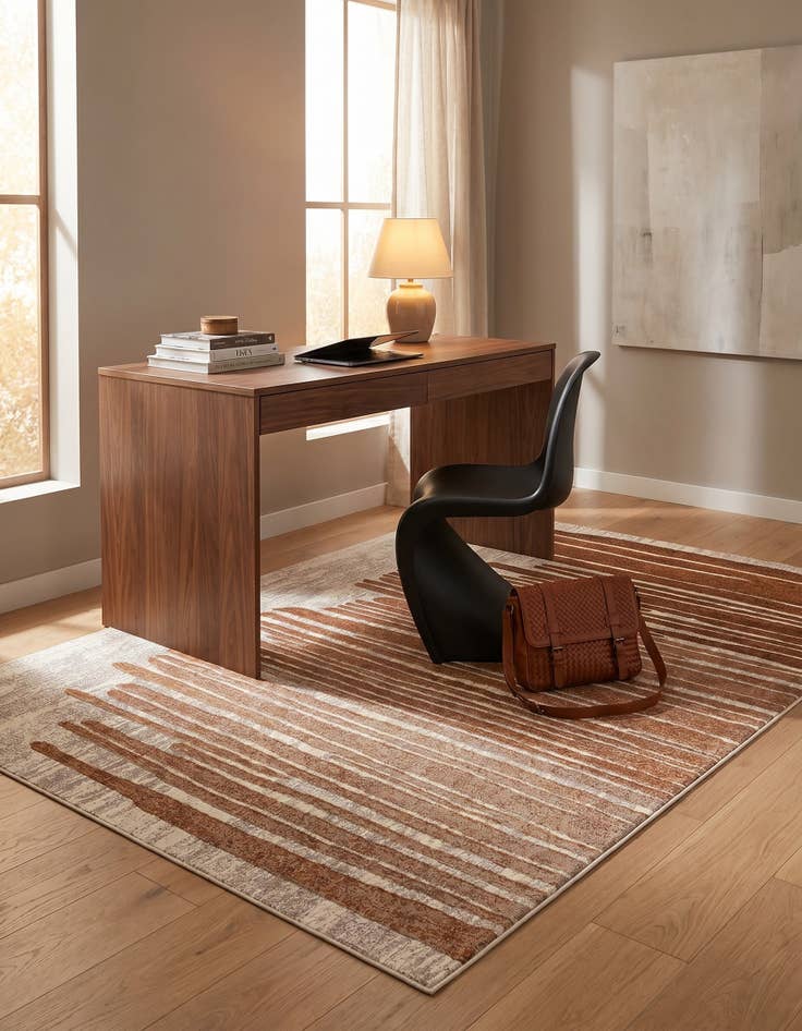 Detail image of 5' x 8' Easy-Clean Modern Indoor / Outdoor Rug