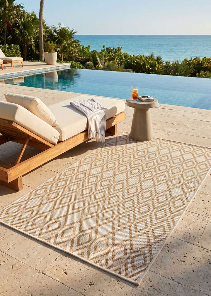 3' x 5' 3 Easy-Clean Jill Zarin Costa Rica Indoor / Outdoor Rug