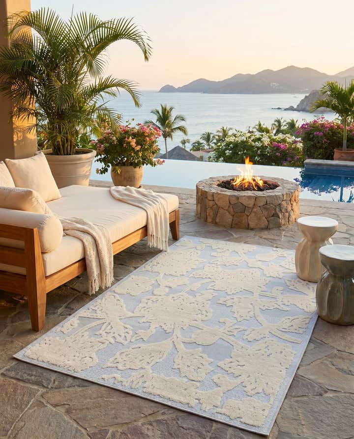 5' 3 x 8' Easy-Clean Aruba Indoor / Outdoor Rug