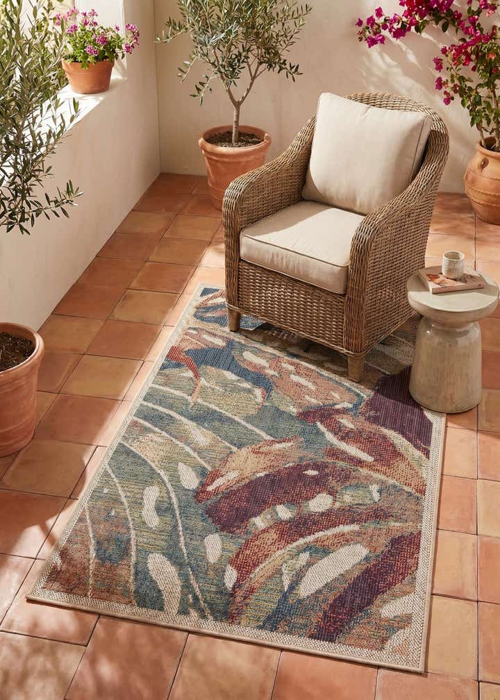 3' 1 x 5' 1 Easy-Clean Baja Indoor / Outdoor Rug
