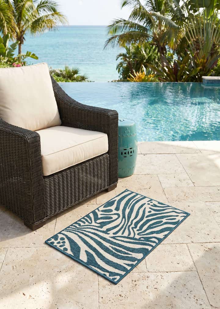 2' x 3' Easy-Clean Safari Indoor / Outdoor Rug