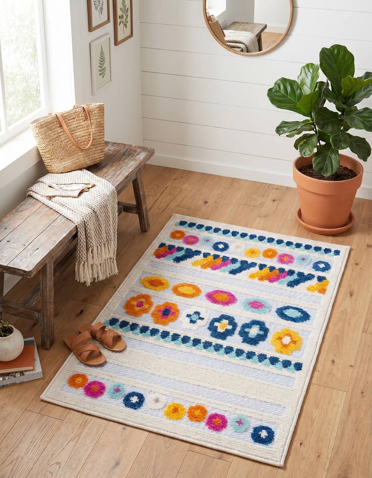 Detail image of 2' x 3' Easy-Clean Aruba Indoor / Outdoor Rug