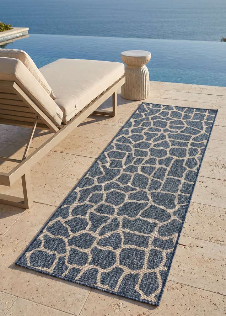 2' x 6' Easy-Clean Safari Indoor / Outdoor Runner Rug