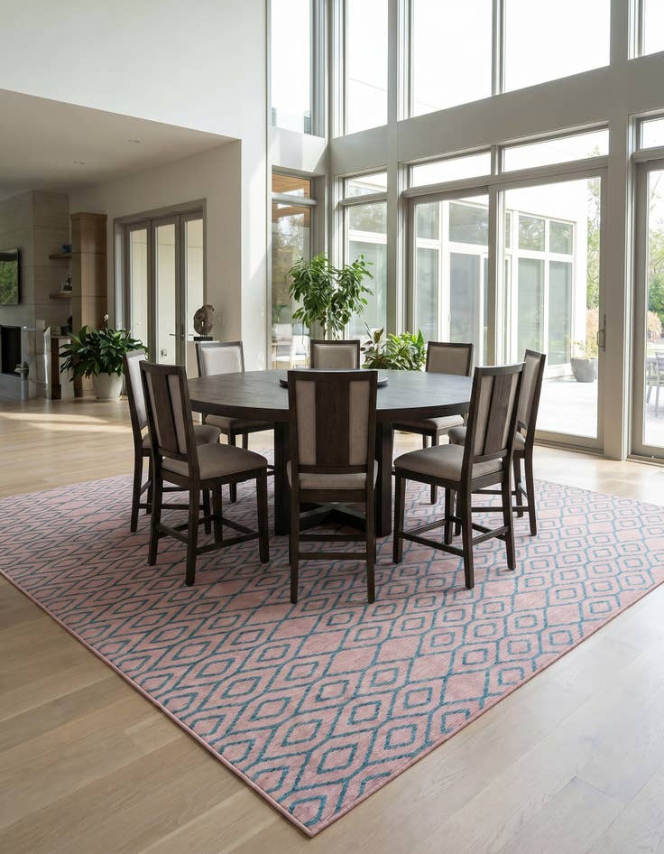 Detail image of 13' x 13' Easy-Clean Jill Zarin Turks and Caicos Indoor / Outdoor Square Rug