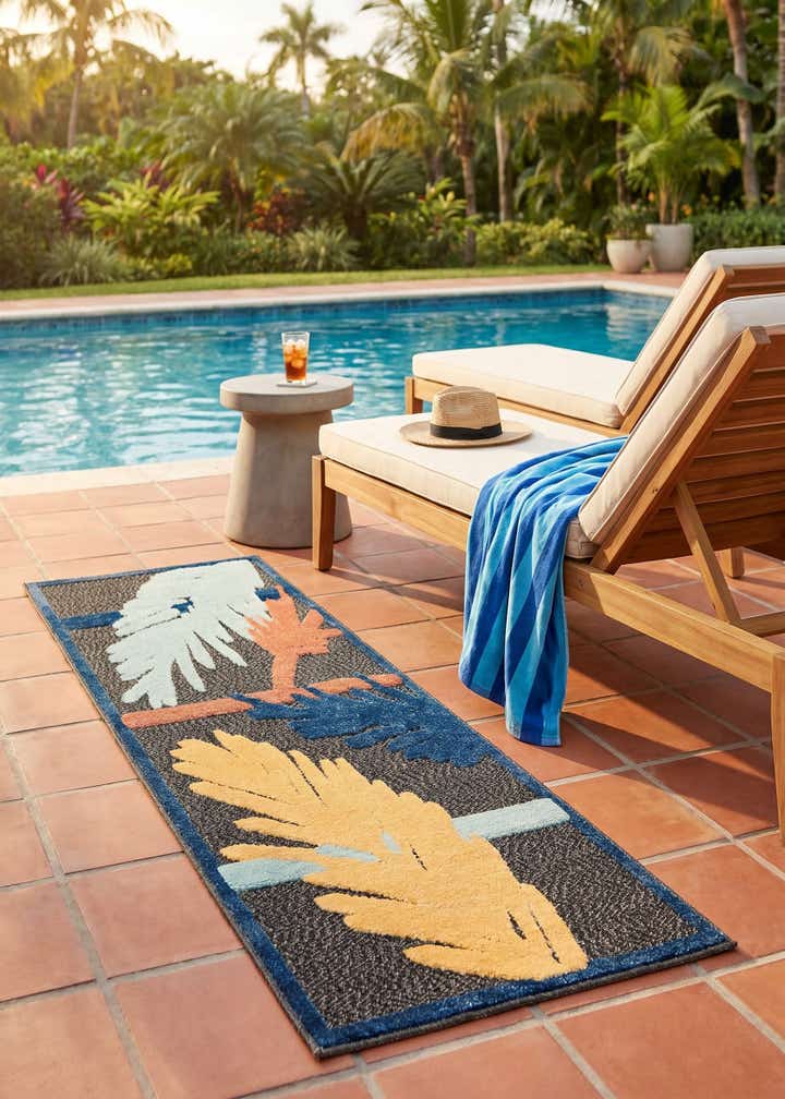 2' x 6' Easy-Clean Belize Indoor / Outdoor Runner Rug