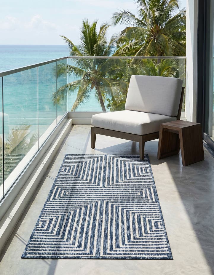 2' x 4' Easy-Clean Modern Indoor / Outdoor...