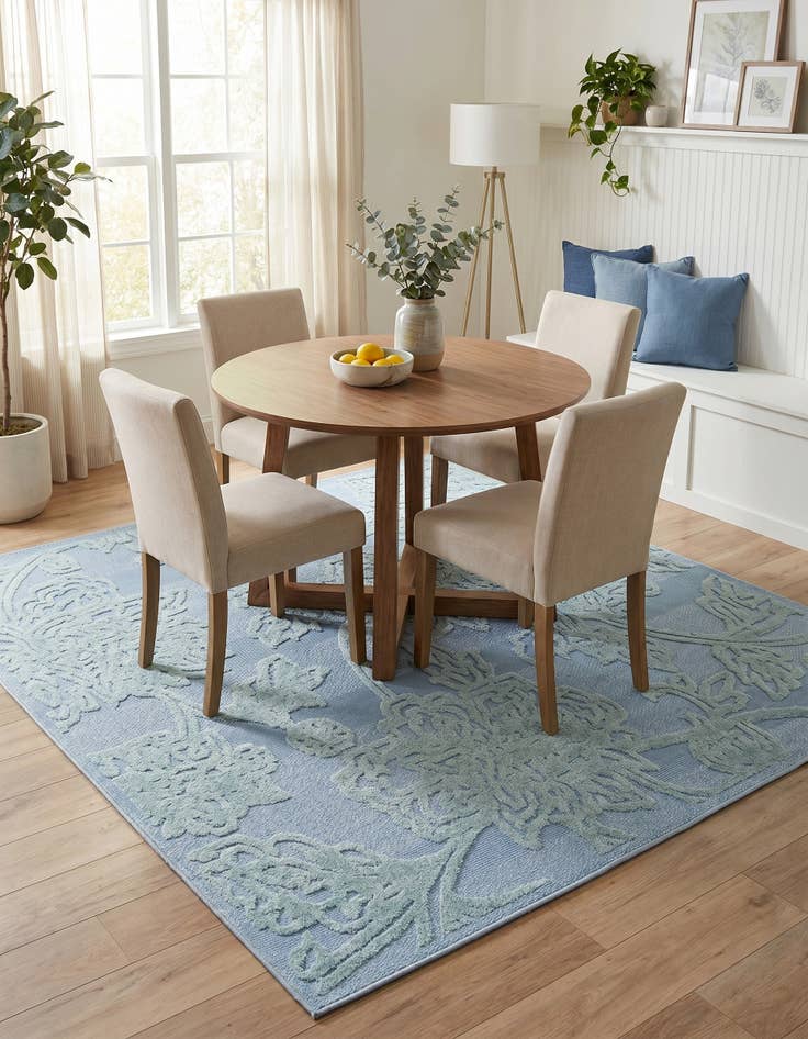 Detail image of 7' 10 x 7' 10 Easy-Clean Aruba Indoor / Outdoor Square Rug