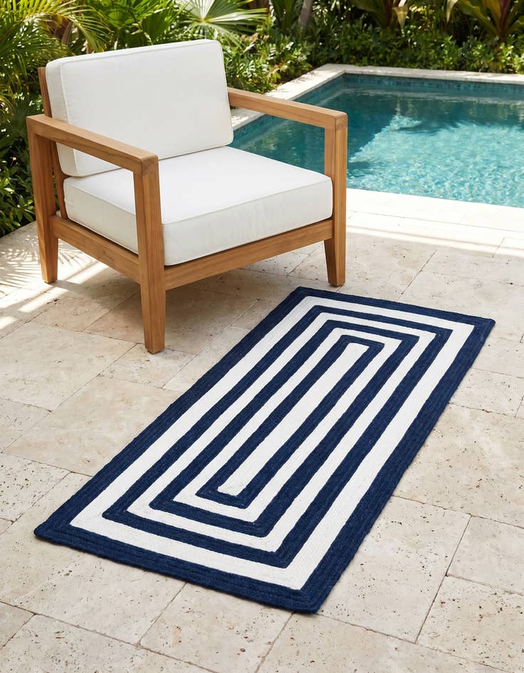 Detail image of 2' x 4' 1 Easy-Clean Eco Verse Washable Indoor / Outdoor Runner Rug
