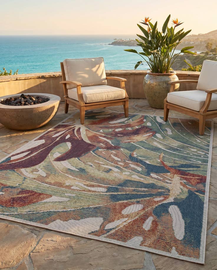 Detail image of 7' x 10' Easy-Clean Baja Indoor / Outdoor Rug