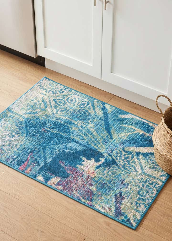2' x 3' Easy-Clean Coastal Indoor / Outdoor Rug
