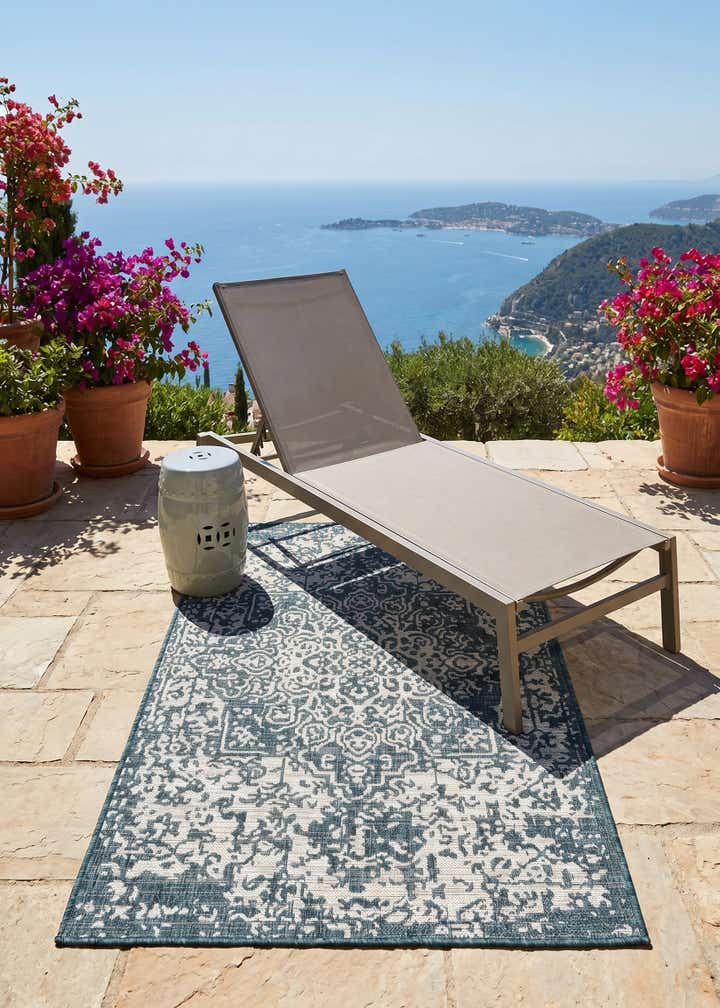 3' x 5' 3 Easy-Clean Jill Zarin Dubai Indoor / Outdoor Rug