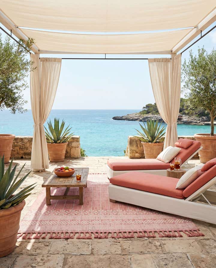 7' 10 x 10' Easy-Clean Eco Bohemian Indoor / Outdoor Rug