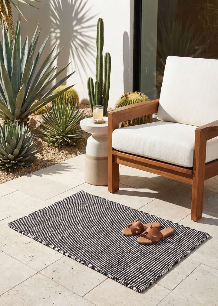 2' 2 x 3' 1 Easy-Clean Jill Zarin Palm Springs Indoor / Outdoor Rug