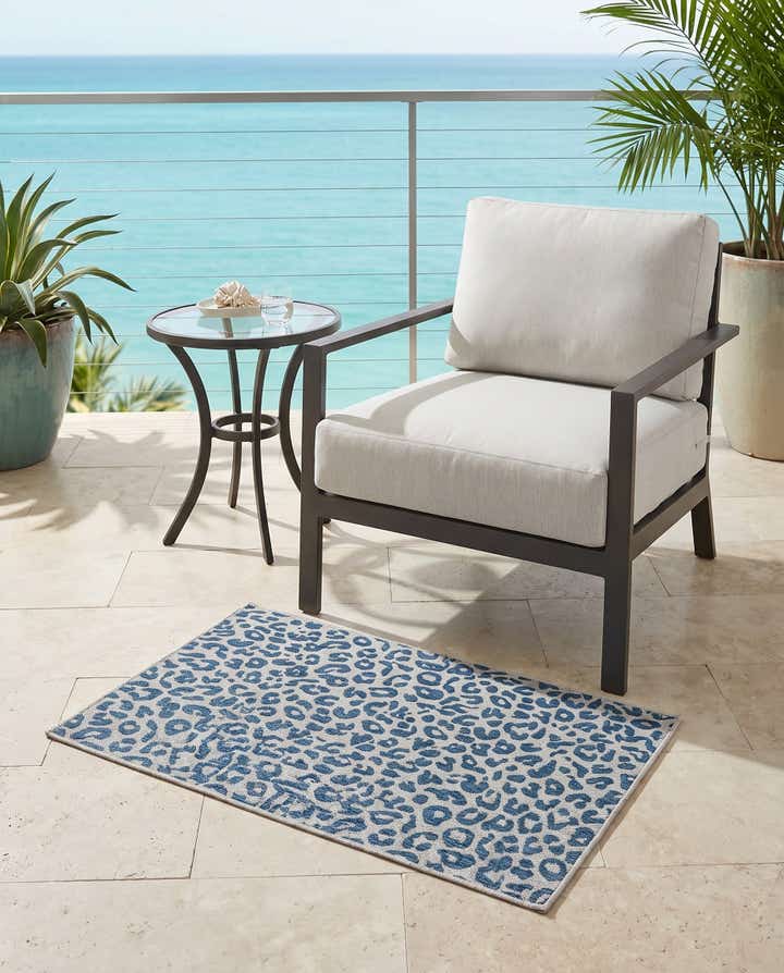 2' x 3' 1 Easy-Clean Safari Indoor / Outdoor Rug