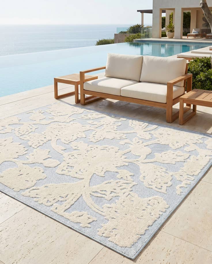 Detail image of 5' 3 x 8' Easy-Clean Aruba Indoor / Outdoor Rug