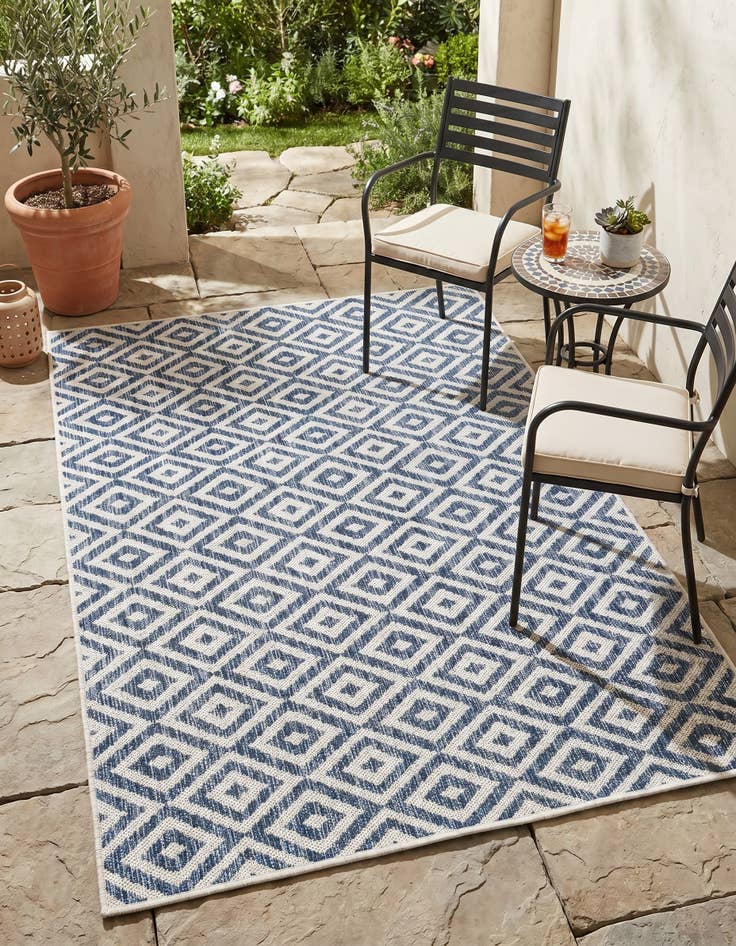 Detail image of 3' x 5' 3 Easy-Clean Jill Zarin Costa Rica Indoor / Outdoor Rug