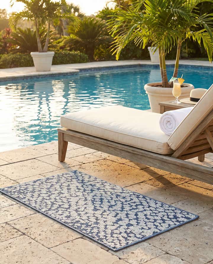 2' x 3' 1 Easy-Clean Safari Indoor / Outdoor Rug