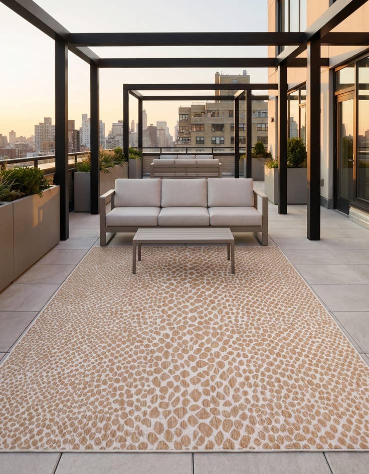 Detail image of 7' 10 x 10' Easy-Clean Jill Zarin Cape Town Indoor / Outdoor Rug