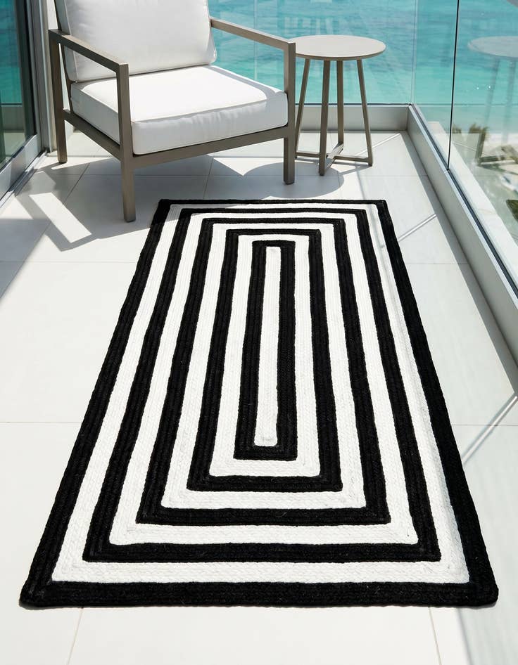 Detail image of 2' x 4' 1 Easy-Clean Eco Verse Washable Indoor / Outdoor Runner Rug