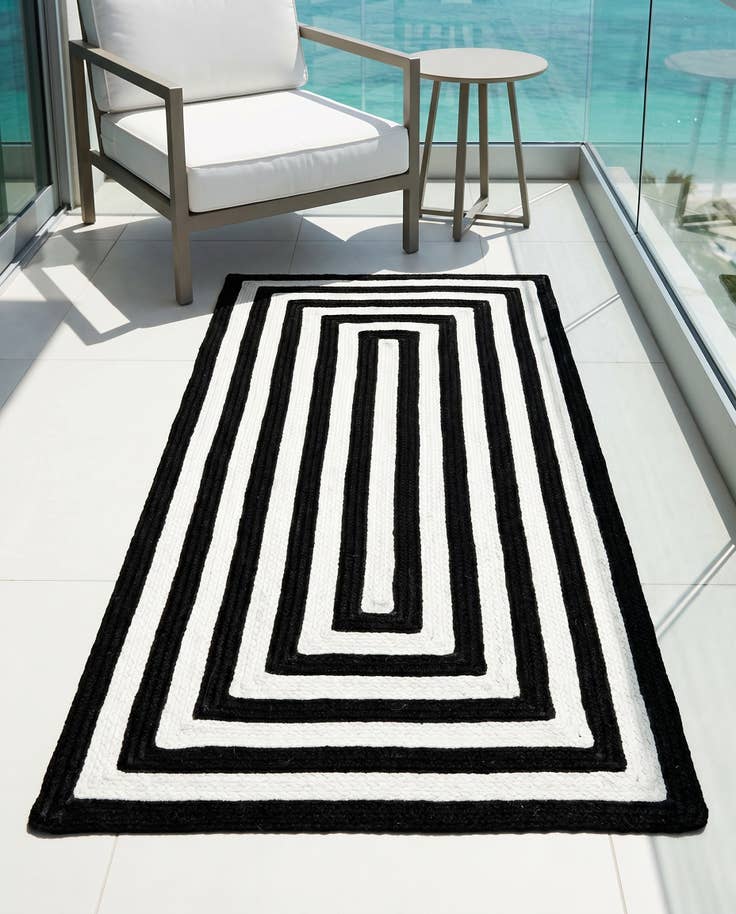 Detail image of 2' x 4' 1 Easy-Clean Eco Verse Washable Indoor / Outdoor Runner Rug