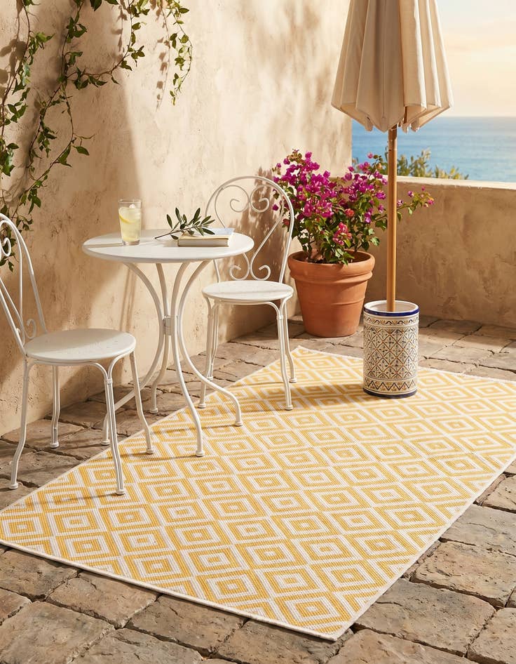Detail image of 3' x 5' 3 Easy-Clean Jill Zarin Costa Rica Indoor / Outdoor Rug