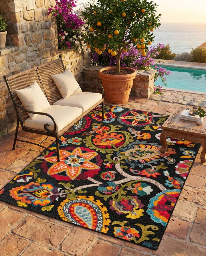 5' x 7' Easy-Clean Casablanca Indoor / Outdoor Rug