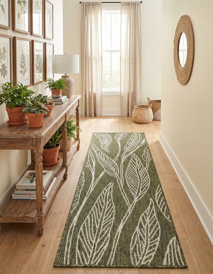 2' x 6' Easy-Clean Botanical Indoor / Outd...