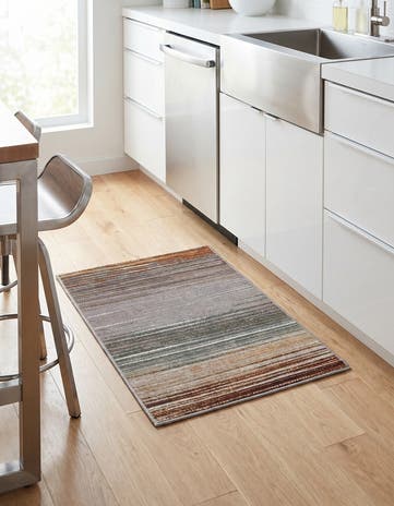 2' x 3' Easy-Clean Modern Indoor / Outdoor Rug