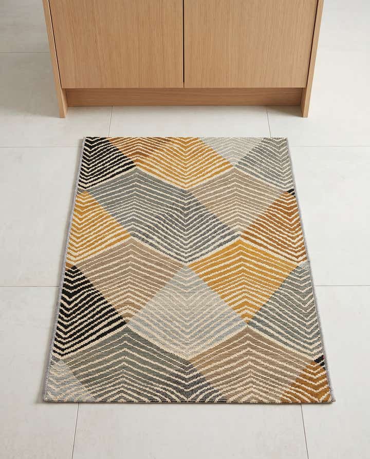 2' x 3' Easy-Clean Modern Indoor / Outdoor Rug