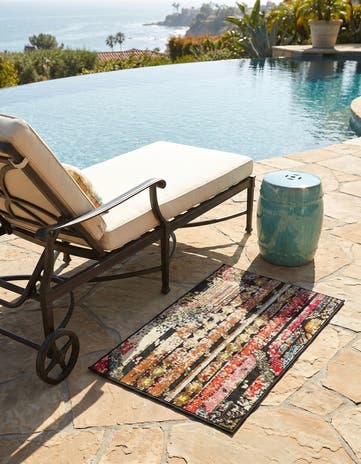 2' x 3' Easy-Clean Casablanca Indoor / Outdoor Rug