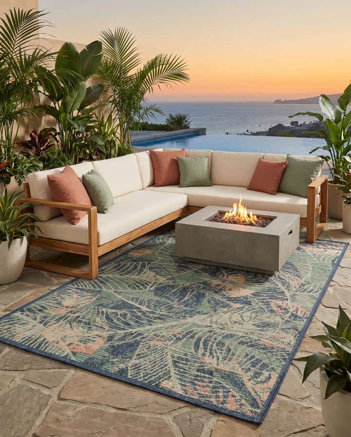 6' x 9' Easy-Clean Baja Indoor / Outdoor Rug