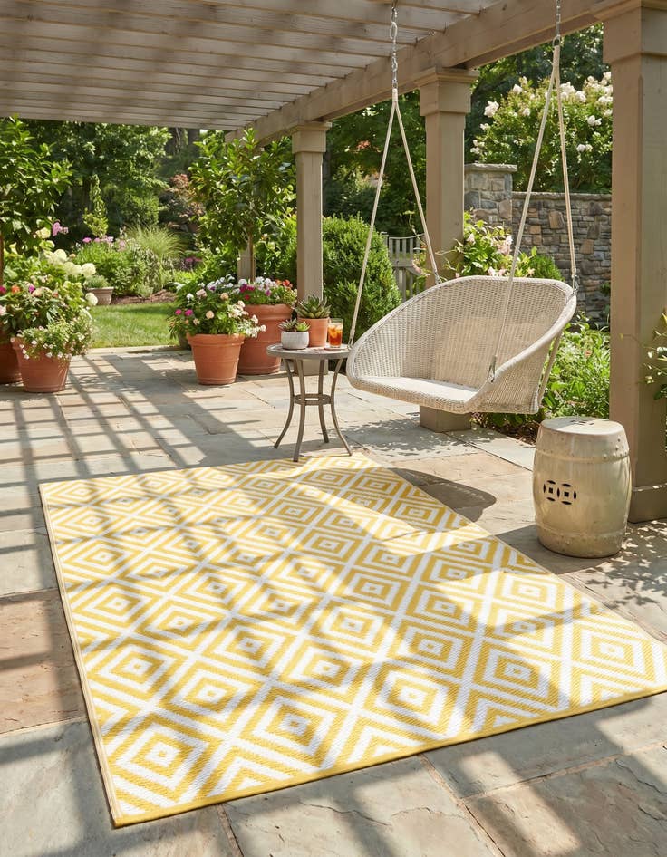 Detail image of 3' x 5' 3 Easy-Clean Jill Zarin Costa Rica Indoor / Outdoor Rug