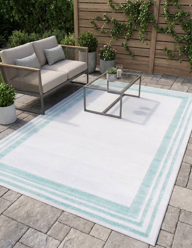 Detail image of 5' 3 x 8' Easy-Clean Aruba Indoor / Outdoor Rug