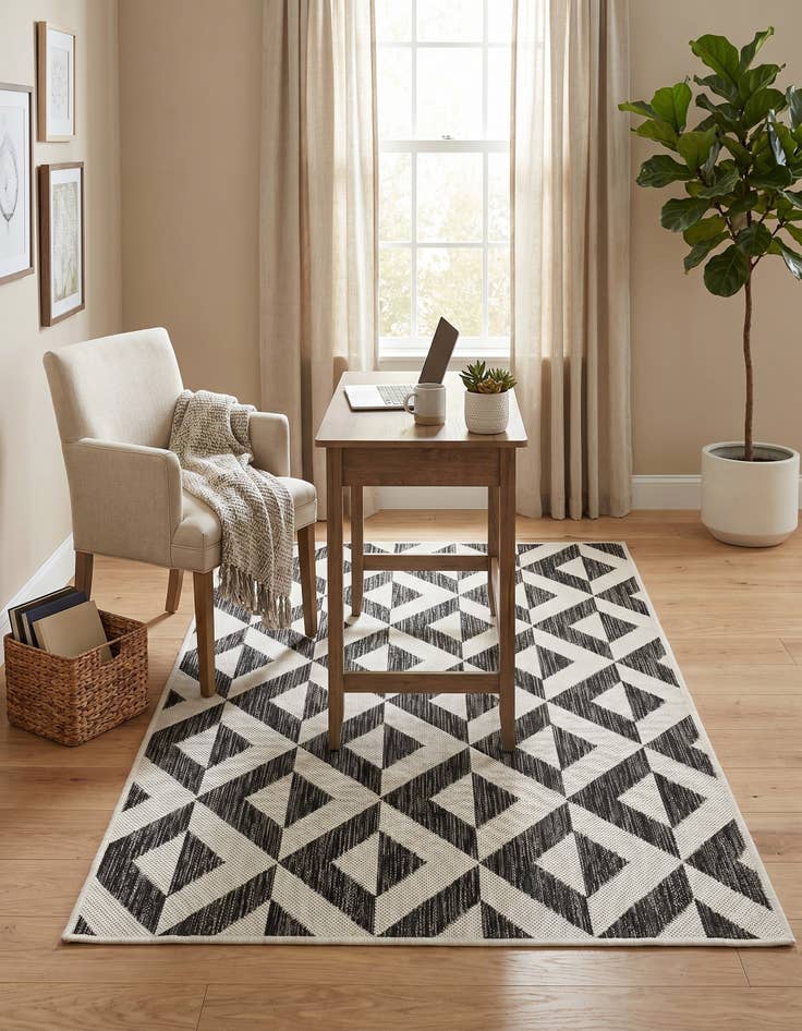 Detail image of 3' x 5' 3 Easy-Clean Jill Zarin Napa Indoor / Outdoor Rug