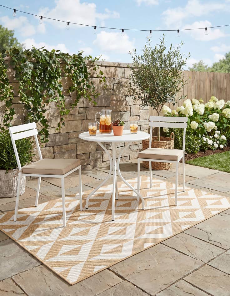 Detail image of 3' x 5' 3 Easy-Clean Jill Zarin Napa Indoor / Outdoor Rug