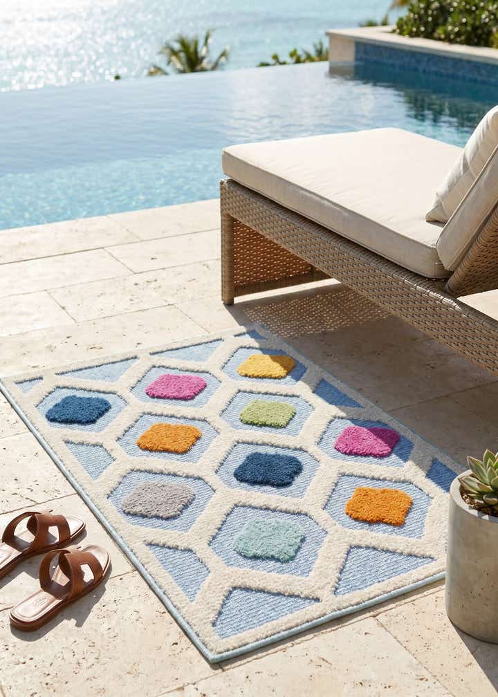 2' x 3' Easy-Clean Aruba Indoor / Outdoor Rug