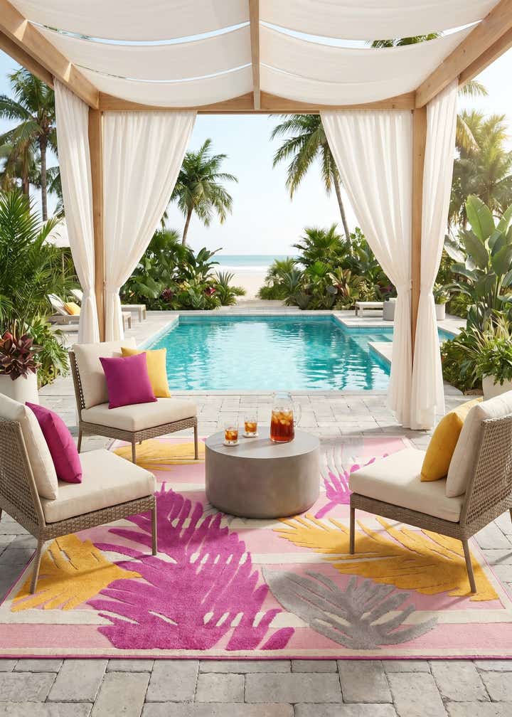 7' x 10' Easy-Clean Aruba Indoor / Outdoor Rug