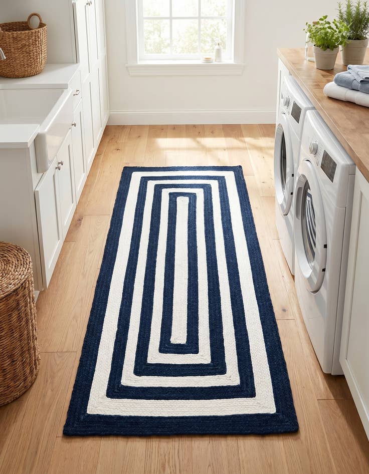 Detail image of 2' x 4' 1 Easy-Clean Eco Verse Washable Indoor / Outdoor Runner Rug