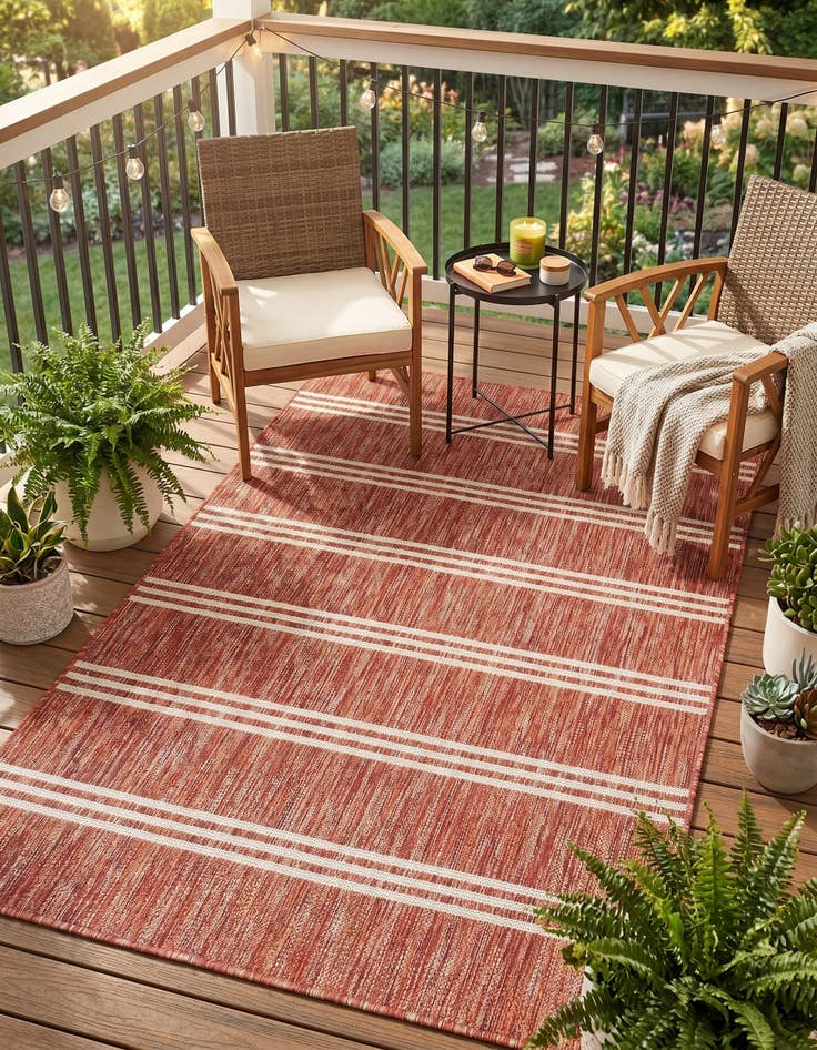 Detail image of 3' x 5' 3 Easy-Clean Jill Zarin Anguilla Indoor / Outdoor Rug