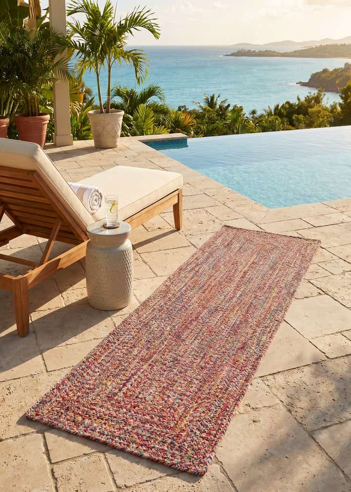 2' x 8' Easy-Clean Eco Verse Washable Indoor / Outdoor Runner Rug
