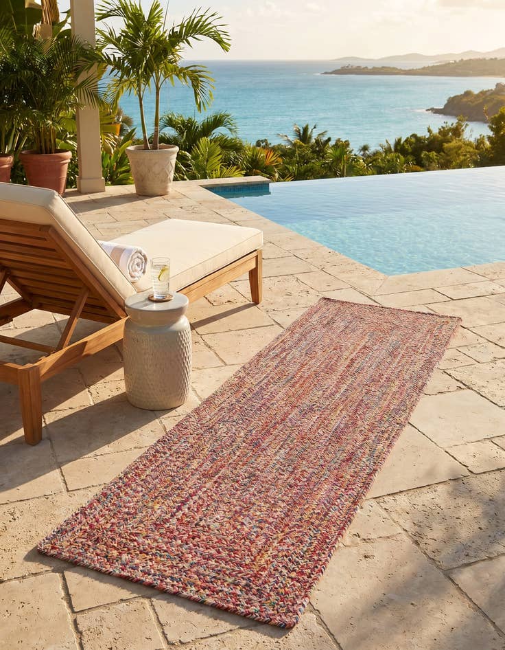 Detail image of 2' x 8' Easy-Clean Eco Verse Washable Indoor / Outdoor Runner Rug