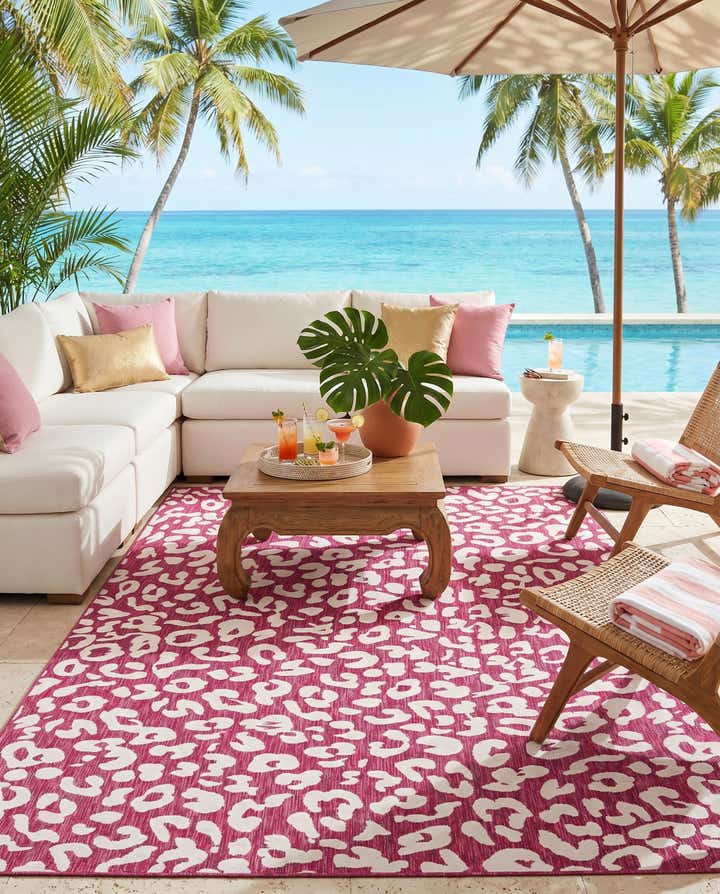 7' 10 x 11' Easy-Clean Safari Indoor / Outdoor Rug