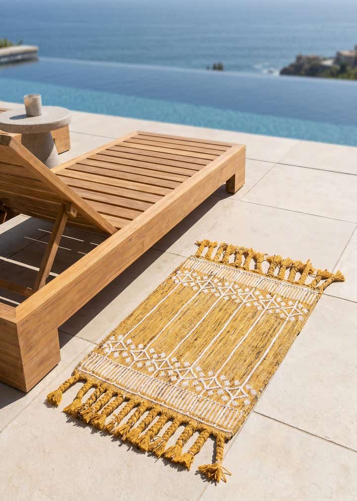 2' x 3' 1 Easy-Clean Eco Bohemian Indoor / Outdoor Rug
