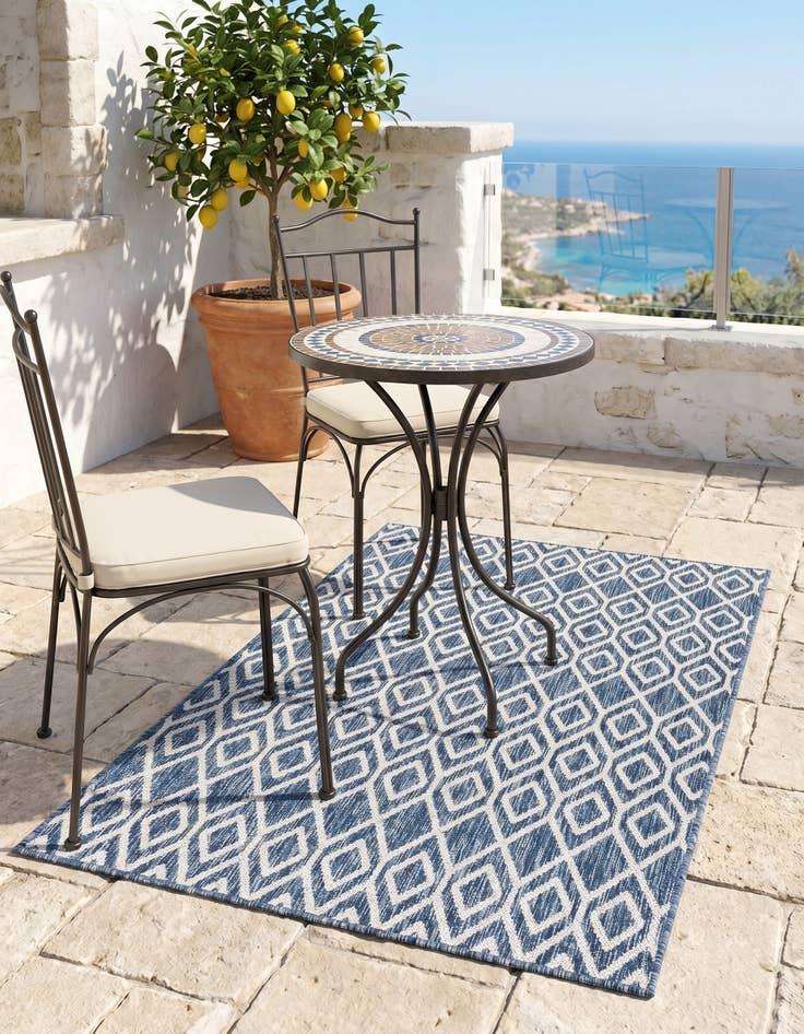 Detail image of 3' x 5' 3 Easy-Clean Jill Zarin Turks and Caicos Indoor / Outdoor Rug