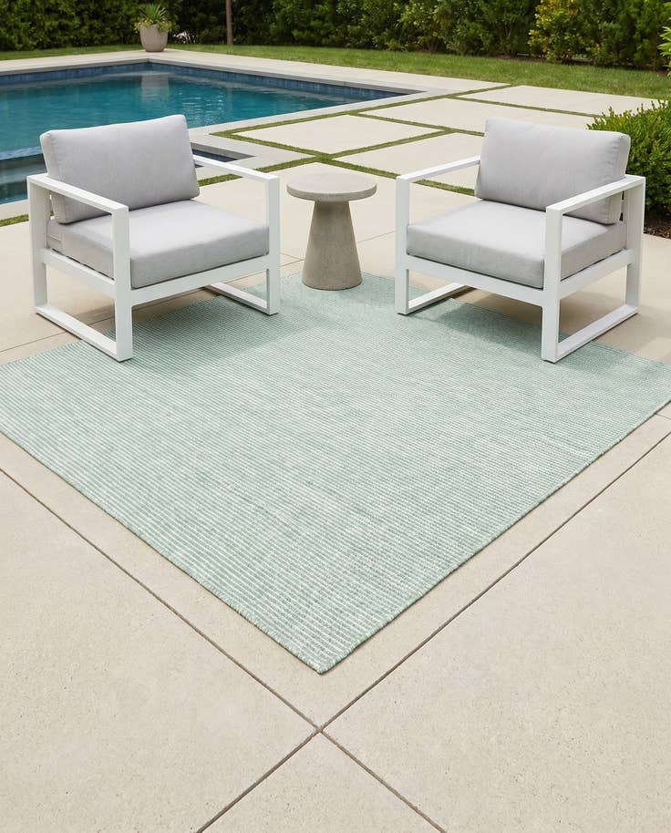Detail image of 5' 1 x 5' 1 Easy-Clean Jill Zarin Palm Springs Indoor / Outdoor Square Rug
